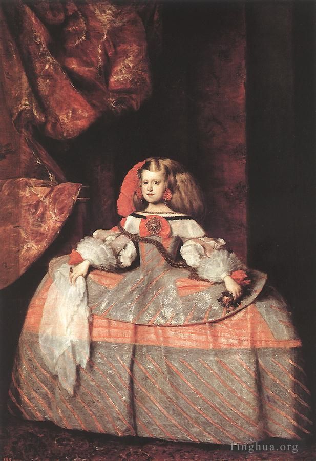 迭戈·委拉斯开兹 的油画作品 -  《奥地利唐玛格丽塔公主》