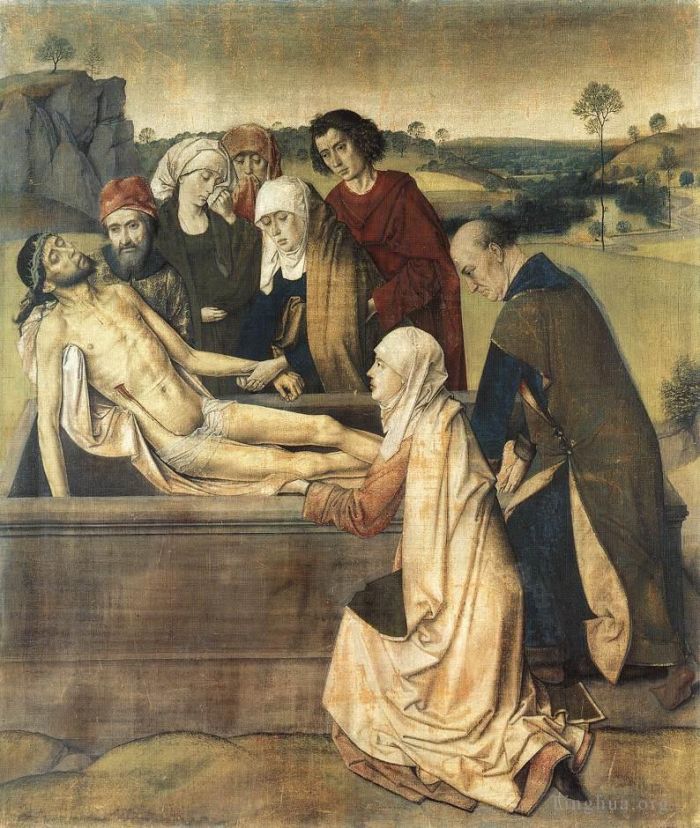 迪里克·鲍茨 的油画作品 -  《埋葬》
