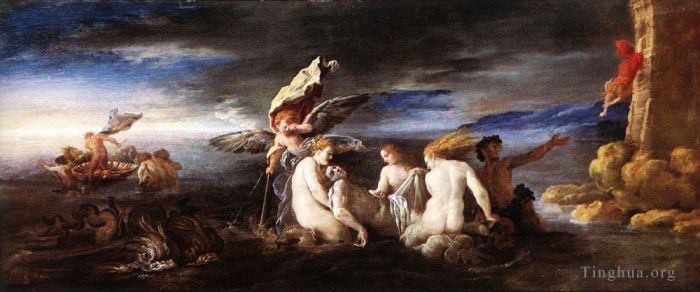 多梅尼科·范提 的油画作品 -  《英雄与利安德》