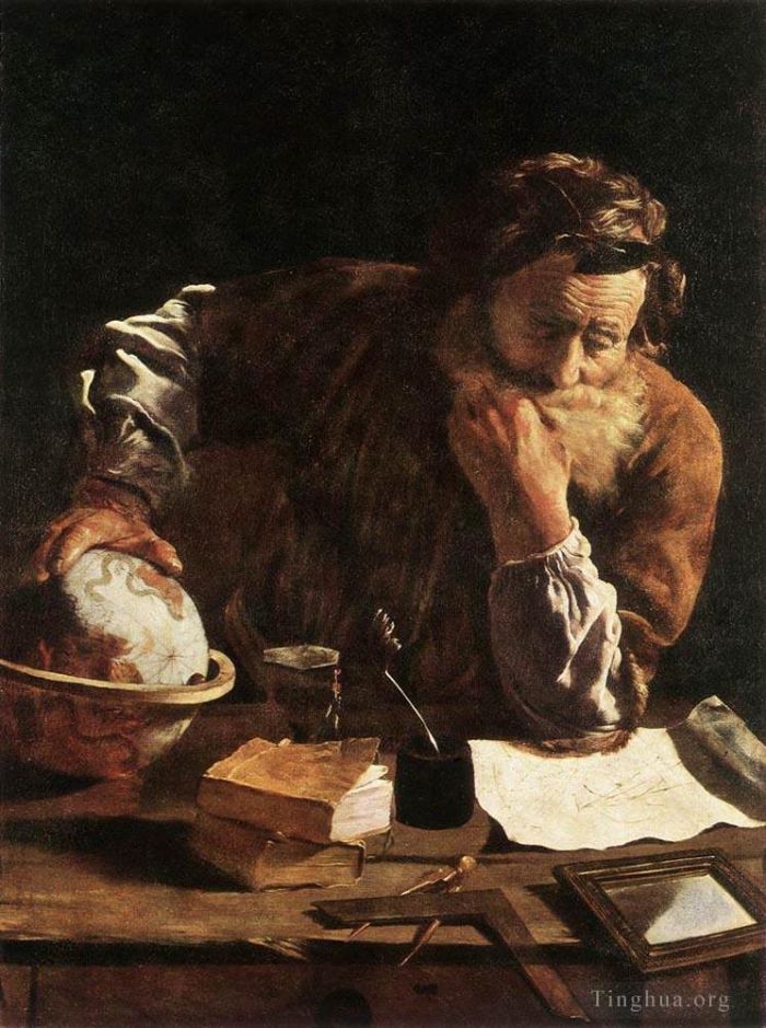 多梅尼科·范提 的油画作品 -  《学者的肖像》