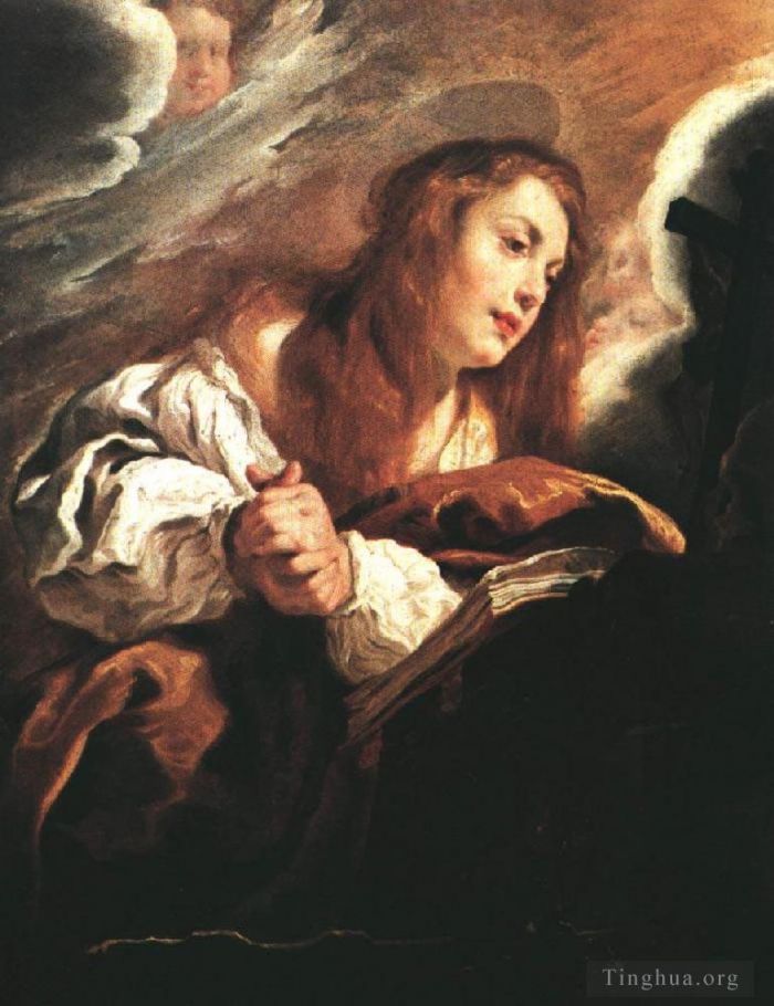 多梅尼科·范提 的油画作品 -  《圣玛丽抹大拉忏悔者》