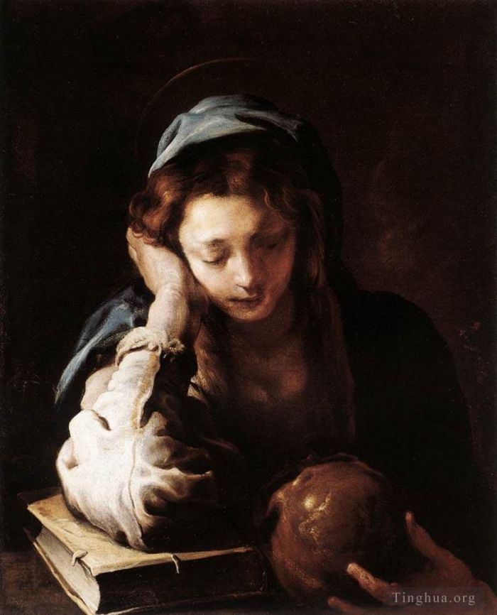 多梅尼科·范提 的油画作品 -  《悔改的圣玛丽抹大拉》