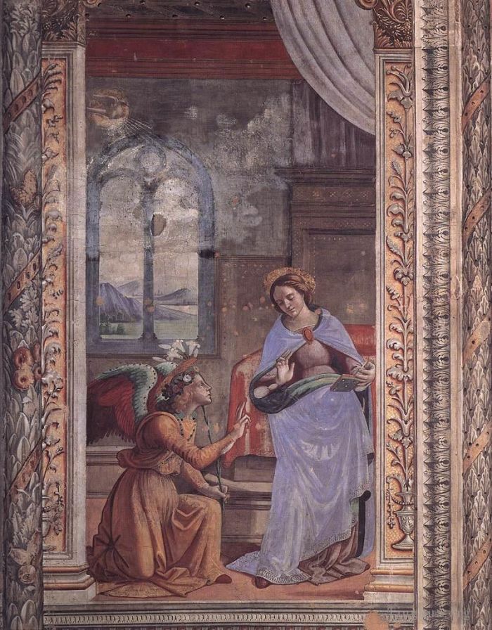 多梅尼哥·基尔兰达约 的各类绘画作品 -  《天使报喜》