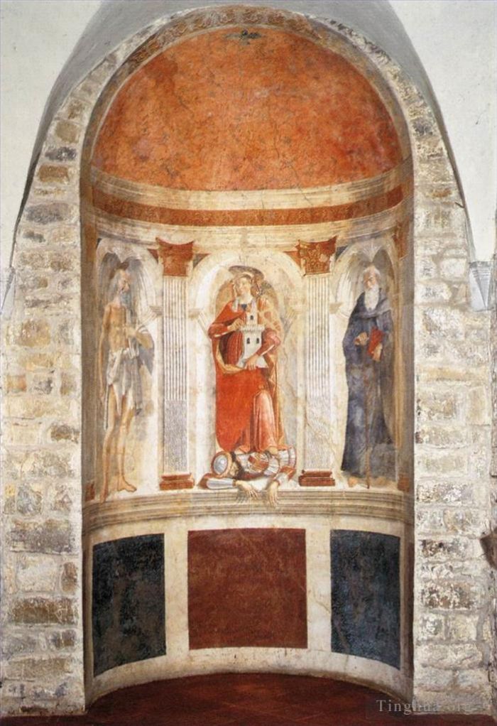 多梅尼哥·基尔兰达约 的各类绘画作品 -  《后殿壁画》