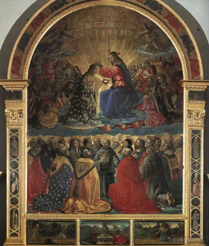 多梅尼哥·基尔兰达约 的各类绘画作品 -  《圣母加冕图片1》