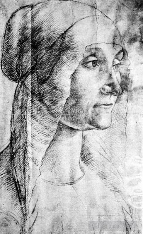 多梅尼哥·基尔兰达约 的各类绘画作品 -  《老妇人》