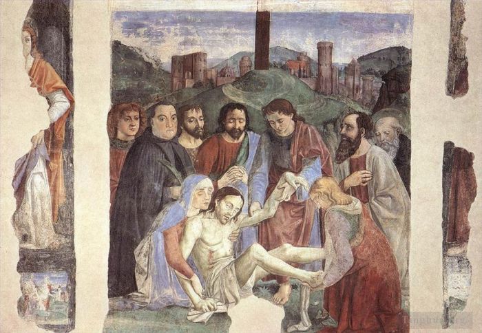 多梅尼哥·基尔兰达约 的各类绘画作品 -  《哀悼死去的基督》