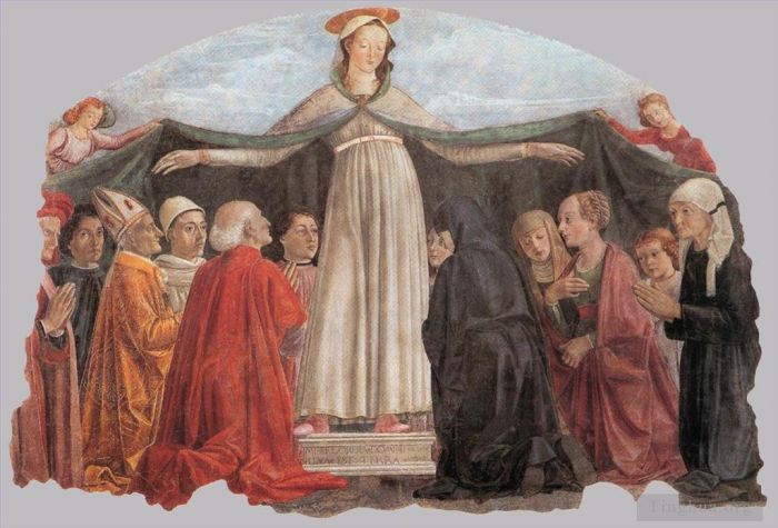 多梅尼哥·基尔兰达约 的各类绘画作品 -  《慈悲圣母》