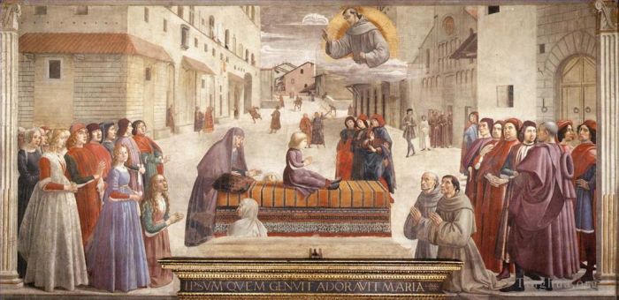 多梅尼哥·基尔兰达约 的各类绘画作品 -  《男孩的复活》