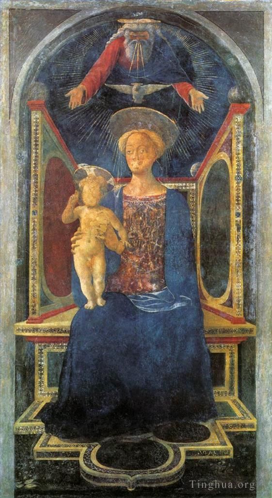 多明尼科·韦内齐亚诺 的各类绘画作品 -  《麦当娜和孩子》
