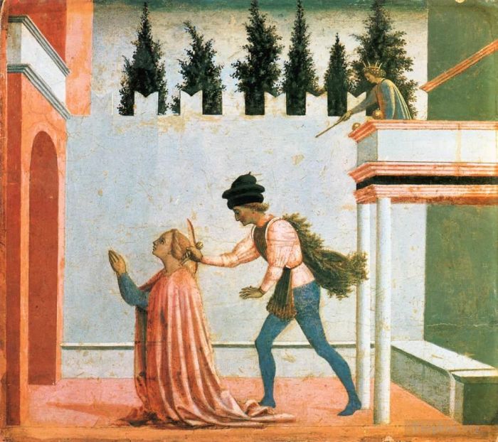 多明尼科·韦内齐亚诺 的各类绘画作品 -  《圣露西殉难》