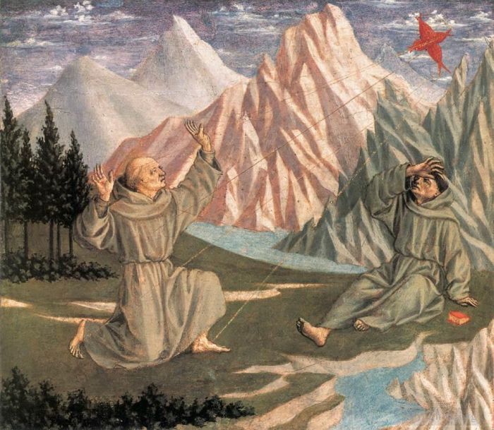 多明尼科·韦内齐亚诺 的各类绘画作品 -  《圣方济各的污名化》