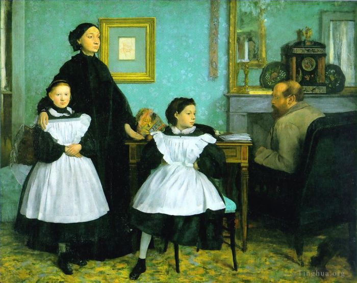 埃德加·德加 的油画作品 -  《贝莱利家族》