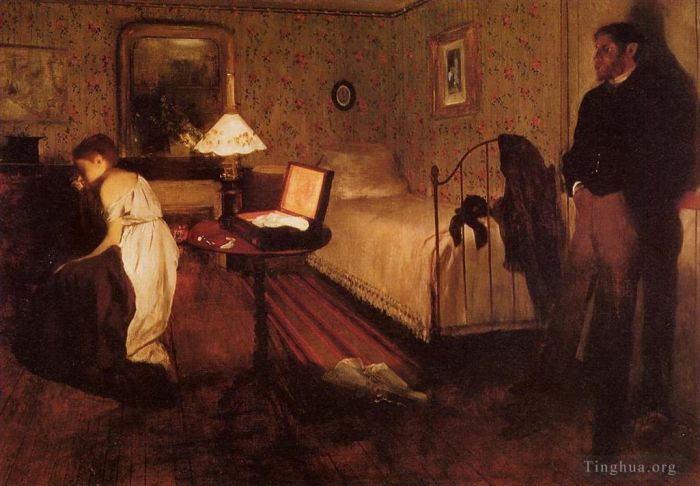 埃德加·德加 的油画作品 -  《内部又名强奸》