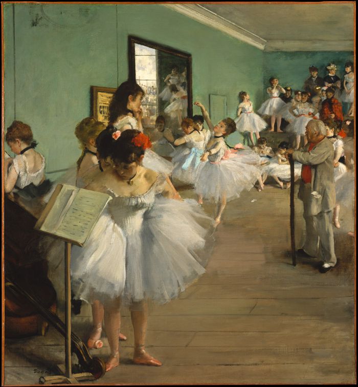 埃德加·德加 的油画作品 -  《舞蹈班》