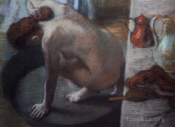 埃德加·德加 的各类绘画作品 -  《浴缸》