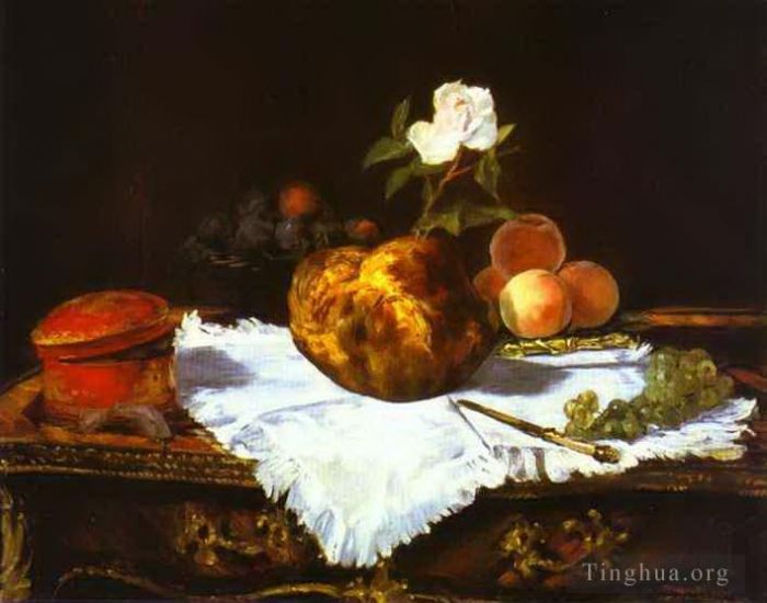 爱德华·马奈 的油画作品 -  《奶油蛋卷》