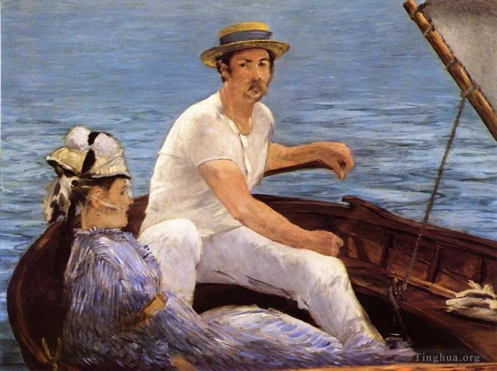 爱德华·马奈 的油画作品 -  《划船》