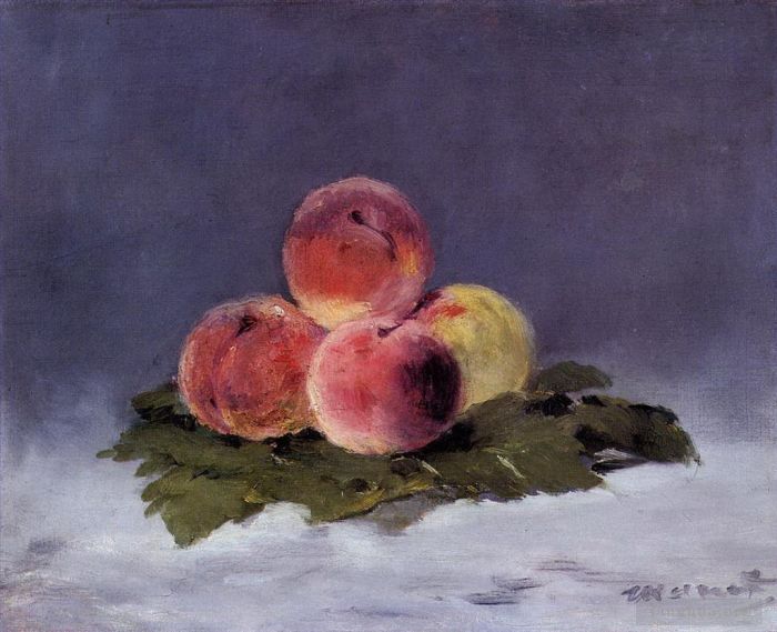 爱德华·马奈 的油画作品 -  《桃子》