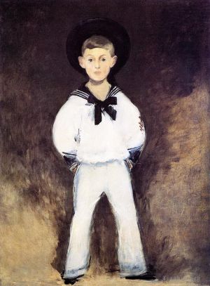 艺术家爱德华·马奈作品《亨利·伯恩斯坦小时候的肖像》