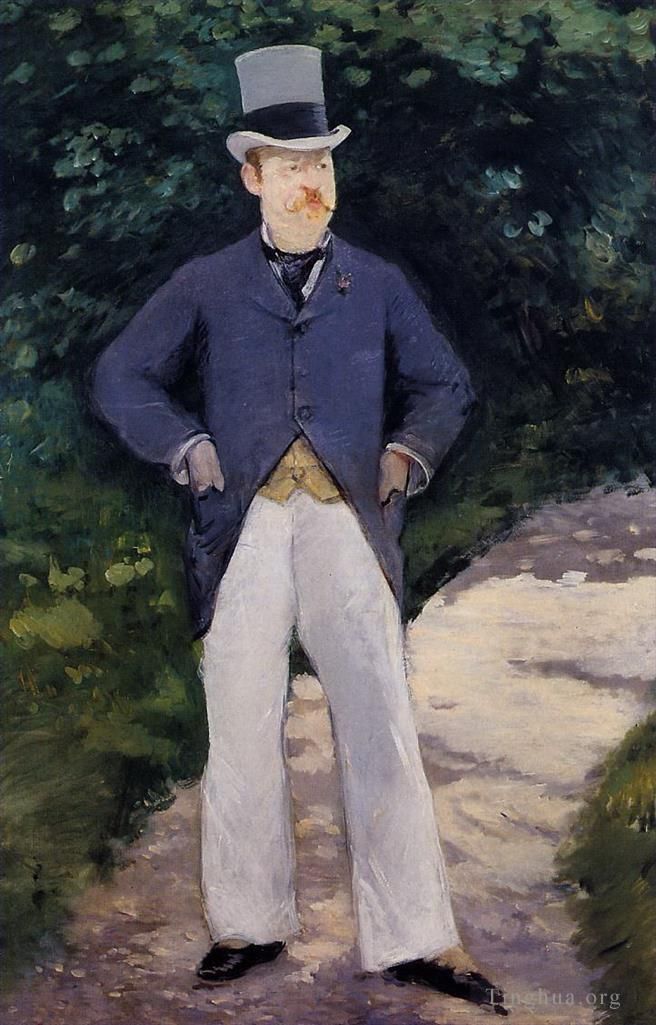 爱德华·马奈 的油画作品 -  《布伦先生的肖像》