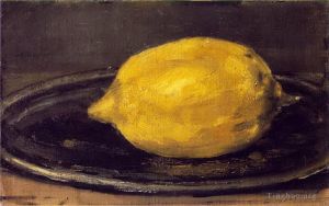 艺术家爱德华·马奈作品《柠檬》