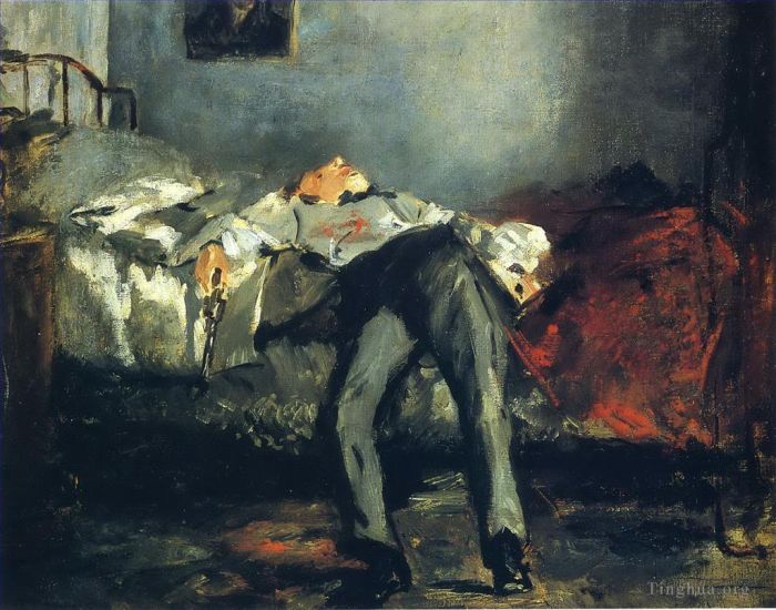 爱德华·马奈 的油画作品 -  《自杀》