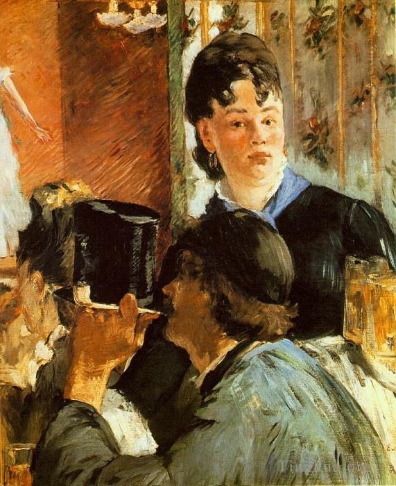 爱德华·马奈 的油画作品 -  《女服务员》