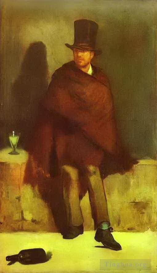 爱德华·马奈 的油画作品 -  《苦艾酒饮用者》