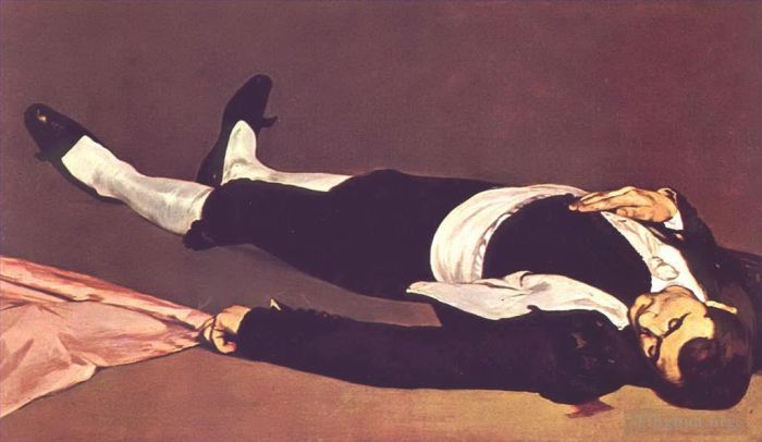 爱德华·马奈 的油画作品 -  《死去的斗牛士》