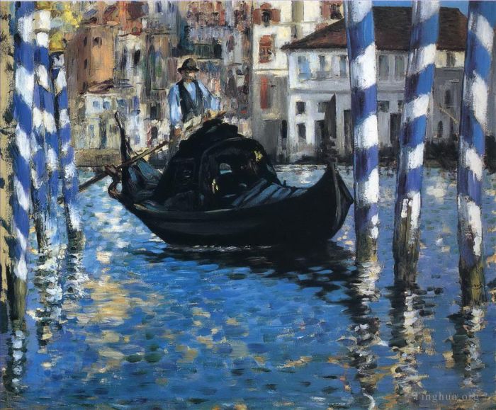 爱德华·马奈 的油画作品 -  《威尼斯大运河》