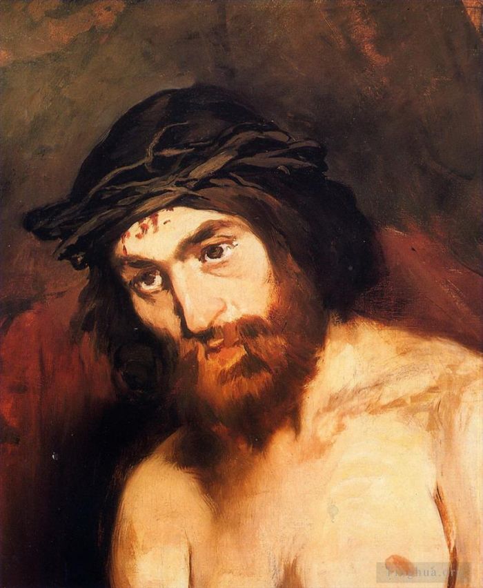 爱德华·马奈 的油画作品 -  《基督的头》