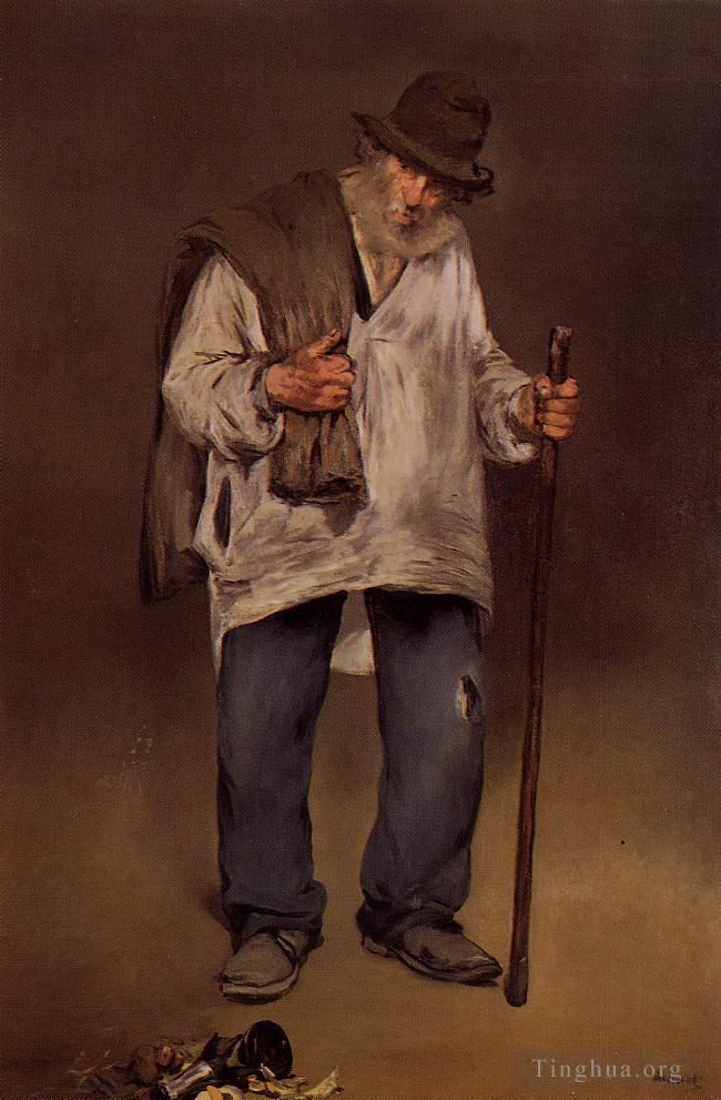 爱德华·马奈 的油画作品 -  《捡破烂的人》