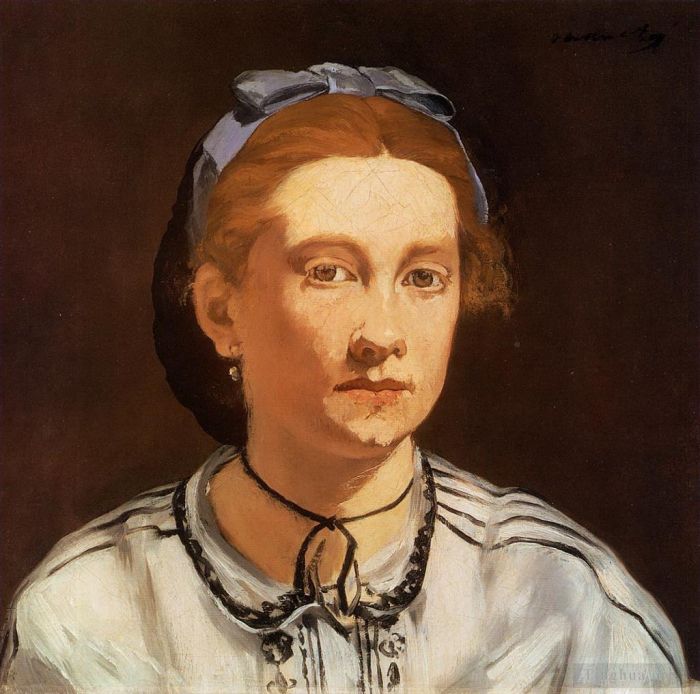 爱德华·马奈 的油画作品 -  《维多琳·莫朗》