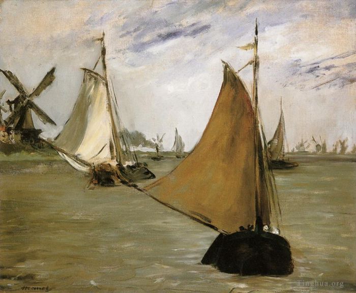 爱德华·马奈 的油画作品 -  《荷兰风光》