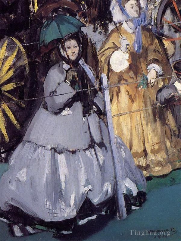 爱德华·马奈 的油画作品 -  《比赛中的女性》