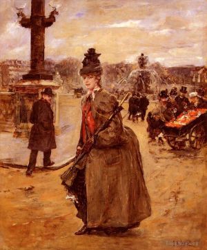 艺术家爱德华多·莱昂·加里多作品《巴黎优雅协和广场》