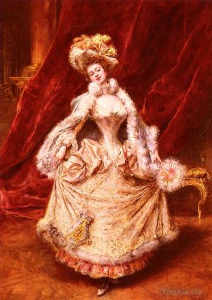 艺术家爱德华多·莱昂·加里多作品《行礼的女士》