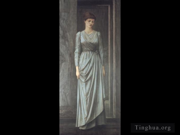 爱德华·伯恩·琼斯 的油画作品 -  《温莎夫人》
