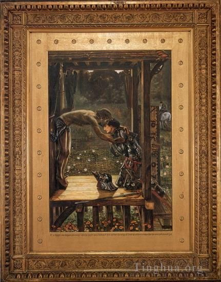 爱德华·伯恩·琼斯 的油画作品 -  《仁慈的骑士》