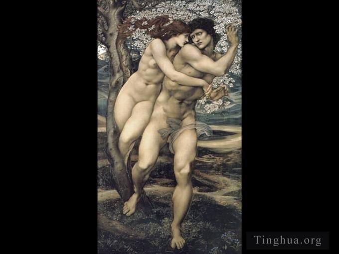 爱德华·伯恩·琼斯 的油画作品 -  《宽恕之树》