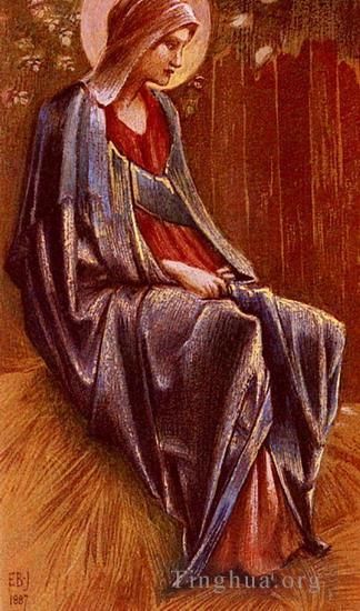 爱德华·伯恩·琼斯 的各类绘画作品 -  《处女》