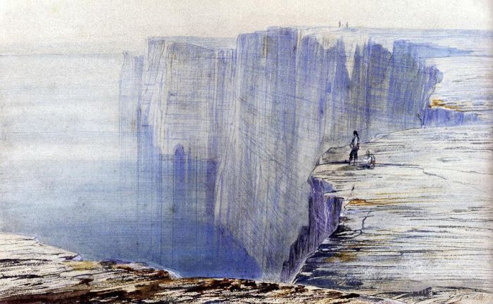 爱德华·李尔 的各类绘画作品 -  《戈佐岛,马耳他》