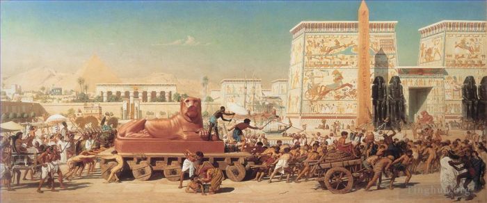 爱德华·波因特 的油画作品 -  《以色列在埃及》