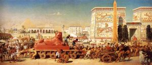 艺术家爱德华·波因特作品《约翰·以色列在埃及》