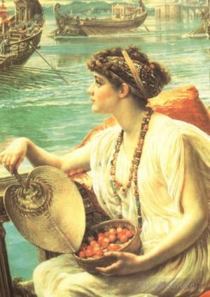 艺术家爱德华·波因特作品《罗马划船比赛》
