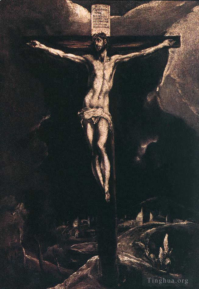 埃尔·格列柯作品《基督在十字架上,158西班牙语》