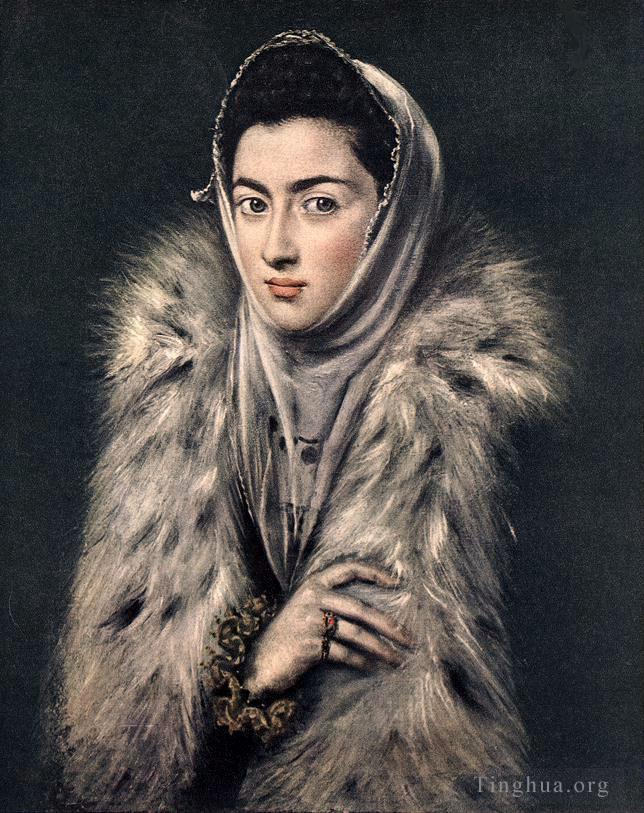 埃尔·格列柯作品《穿毛皮的女士,1577》