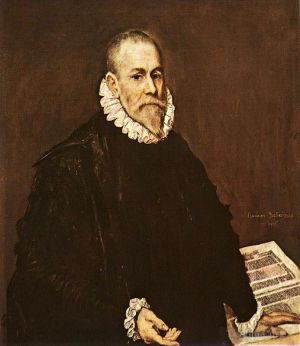 艺术家埃尔·格列柯作品《医生肖像,1577》