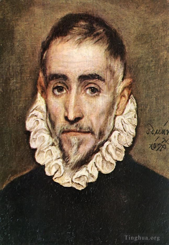 埃尔·格列柯作品《一位年长贵族的肖像,1584》